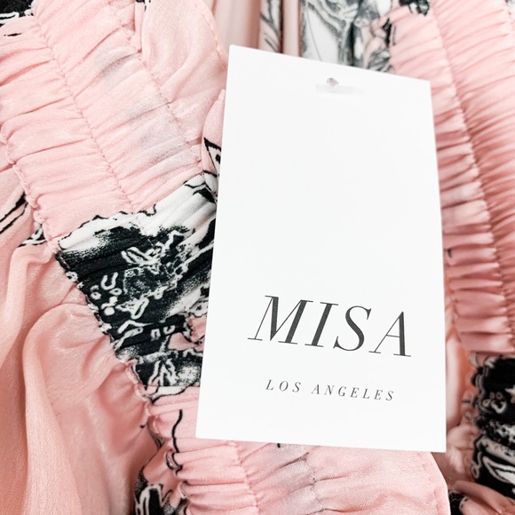 NWT Misa Los Angeles Laiyin Floral Mini Dress - Picture 13 of 15